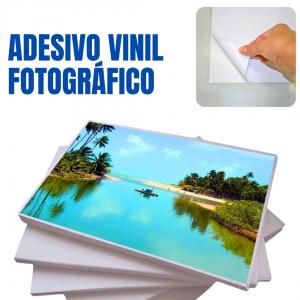 Adesivo Vinil A4 Fotográfico Adesivo Vinil  4x0 (Só Frente)   