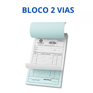 Bloco 50fls 75g 2 vias 10x15cm      