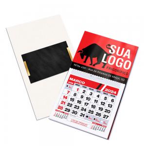 Calendário Postal Imantado + Folhinha para Destacar (SUPREMO 255g) Supremo 255g 87x144mm    