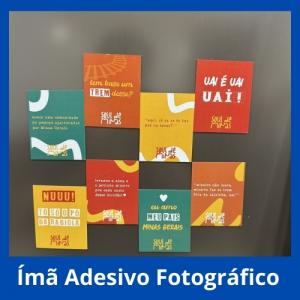 Ímã Adesivado c/ Papel Fotográfico Tamanho 20x28      