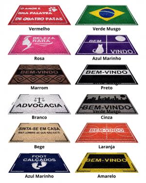 Tapete Capacho 100% pvc Personalizado    